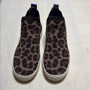 Rothy's Chelsea Wildcat Leopard Print SIZE 8